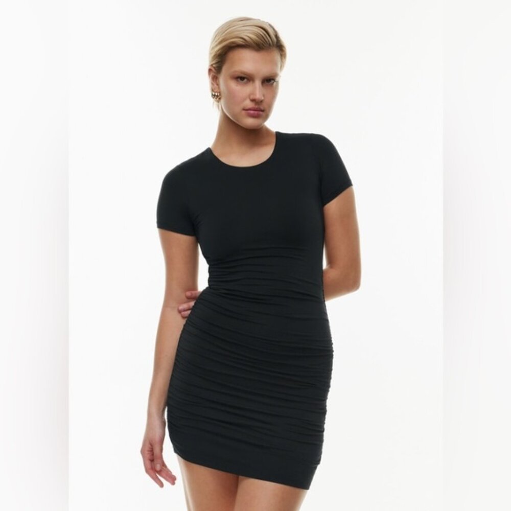 Aritzia Babaton Contour Ruched Mini Dress